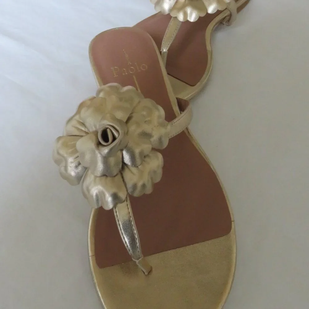 Linea Paolo slip-on flat sandals 7M NWT